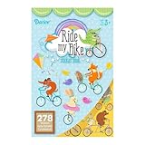 Darice 2 BOOKS of - RIDE My BIKE - Mini STICKERS (556 total stickers) Adorable ANIMALS on BICYCLES - Kid's ACTIVITY Craft Party FAVORS -Scrapbooking PARTY PROJECT