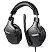 GLOLINK Black Stingers Gaming Headset for PC Xbox One PS4 Wii U Game Headphone With Microphone（No Microphone mute）thumb 4