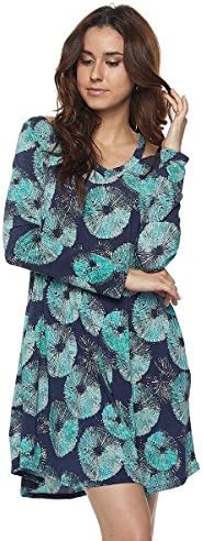 Women's Plus Size Cutout Sleeve Pockets Swing Mini Dress Made in USA (2X)