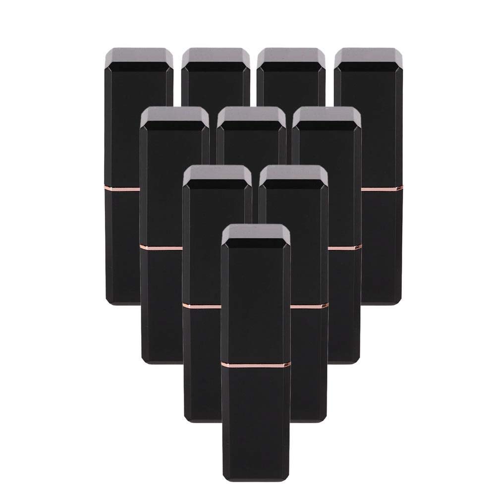 ANGGREK 10pcs DIY Cosmetic Lipstick Empty Tubes Self-made Lipstick Containers Tubes