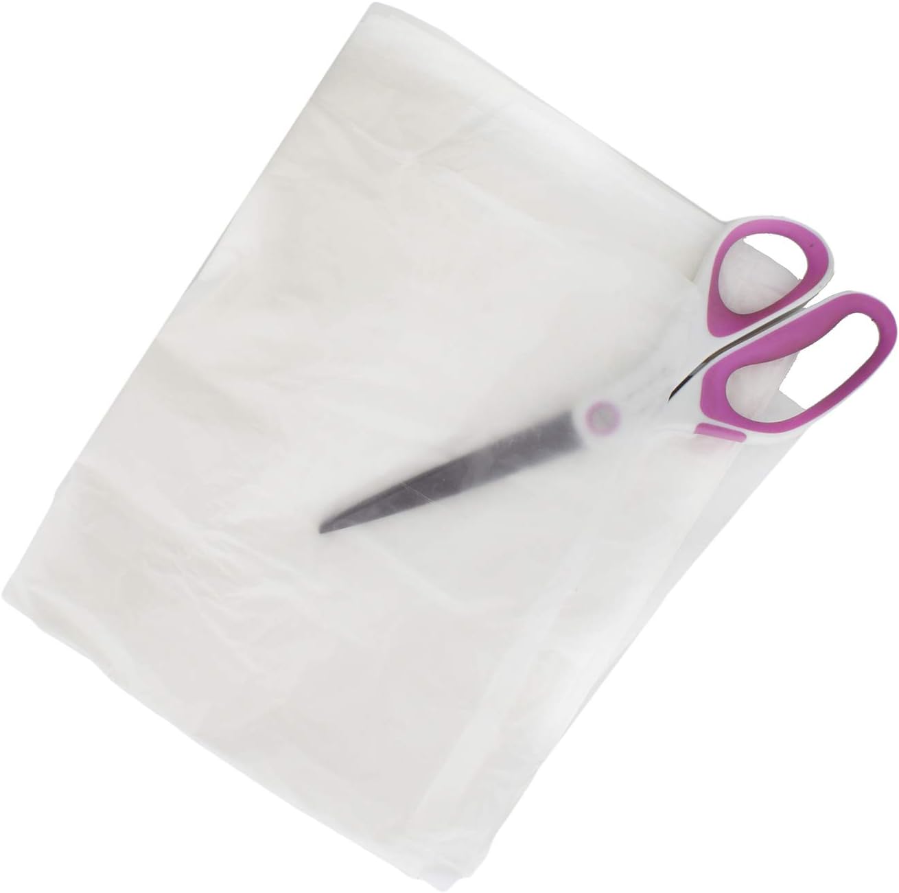 White Clear Plastic Drop Cloth 6-Pack Set, 9 x 12ft – Car Painters Protector, Floor Paint Spill Painting Protection - - 