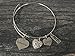 Infinity Collection Godmother Charm Bangle Bracelet, Religious Jewelry Baptism Thank You Gift for Beloved Godmother from Godson Goddaughter