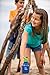 Klean Kanteen Kids Single Wall Stainless Steel Sport Bottle with Klean Coat and Leak Resistant Sport Cap 3.0-12oz - Coastal Waters