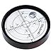 Aluminium Case Bullseye Spirit Bubble Surface Level Round Inclinometers for Surveying Instruments and Tribrachs, Ø60mm,Accuracy 15'/2
