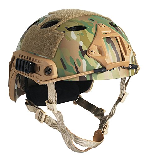 DLP Tactical ImpaX Extreme Bump Helmet with bonus Accessory Mounts (Multicam)
