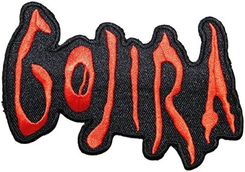 GOJIRA Band Heavy Metal Music Logo T shirts MG26 Embroidered Badge Sew Iron on Patches