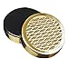 Cigar Humidifier - for Tobacco Moisturizing and Increased Humidity,Round and PVC Material, Gold Tone