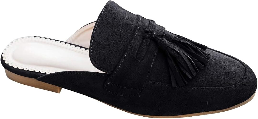 womens backless slip on shoes