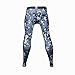Xtextile Mens Camouflage Sports Compression Tight Leggings (Large, Grey Plaid Camouflage)