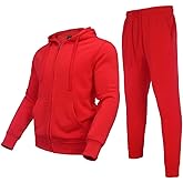 Zusmen Tracksuit Mens, Track Jackets and Pants 2 Piece Outfit