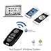 Fintie Bluetooth Wireless Multimedia Remote Music Control Camera Shutter for iOS and Android Smartphones Tablets, Black