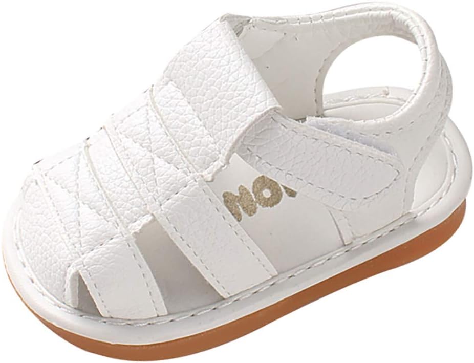 Jamicy ™ Toddler Baby Sandals Toddler Shoes Soft Bottom Non-Slip Baby Shoes Newborn Baby Girl boy Roman Shoes First Walker Soft Sole Shoes Single Shoes