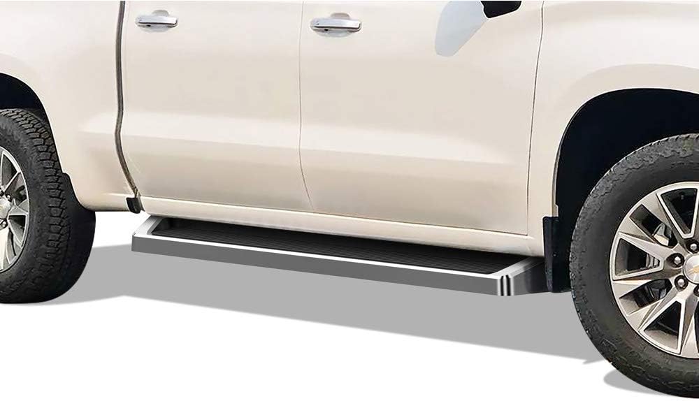APS iBoard (Silver Running Board Style) Running Boards Nerf