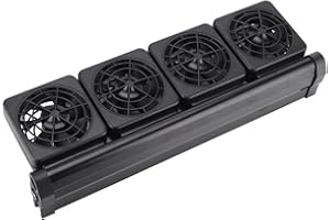 Aquarium Chillers Fish Tank Cooling Fan, Adjustable Aquarium Water Cooling Fan Fish Tank Cold Wind Chiller 2 Level for Salt F