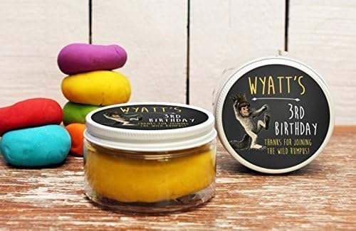 Set of 6 - Where The Wild Things Are Party Favors // Birthday Party Favors // Play Dough