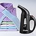 ProAid Portable Handheld Fabric Steamer, Fast Heat-Up 900W Travel Garment Steamer, Mini Clothes Steamer Suitable for Travel and Home with 140 ml Capacity, Black