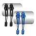 Winage Elastic No Tie Shoe Laces, One Size, Black/Blue