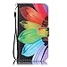 Firefish Galaxy S5 Case, [Kickstand Feature] Durable Leather Flip Folio Wallet Case with Card Slot and Anti-Scratch Protective Cover for Samsung Galaxy S5-Sunflower