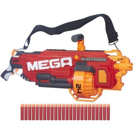 Nerf N-Strike MEGA Mastodon Blaster Includes motorized blaster by N-Strike MEGA Mastodon Blaster
