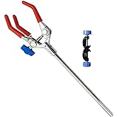 Lab Clamp 3 Prong Finger with Lab Stand Clamp Holder Boss Head
