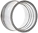 Elegance Tableware Beaded Round Napkin Rings, Silver-Plated, Set of 4, dia 3.5cm