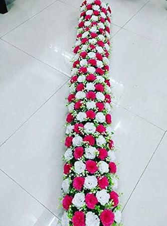 Buy Flawless Artificial Flower Ganpati Decoration 6 Feet Online