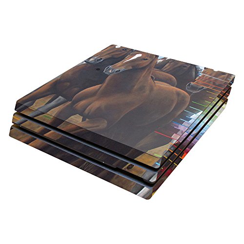 MightySkins Skin Compatible with Sony PS4 Pro Console - Horse Stampede | Protec…