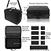 Primalour Large Makeup Train Case - Professional Travel Makeup Bag for Women - Cosmetic Makeup Case with Brush Holders, Dividers, and Toiletries Storage - Easy to Carry, Heavy Duty and Waterproof