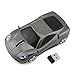 elec Space Wireless Mouse 2.4GHz Cool Sport Car Shape Wireless Mouse Optical Cordless Mice with USB Receiver for PC Laptop Computer 1600 DPI 3 Buttons (Gray)