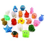 Yexpress Rubber Baby Bath Toy Fun Water Squirties For Kids, Party Favors, Gift, Birthdays, Baby Showers, Baby Bath Toys, Bath Time, Easter Party Favors, Set of 20