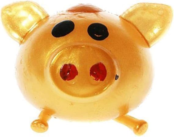 gold squishy pig