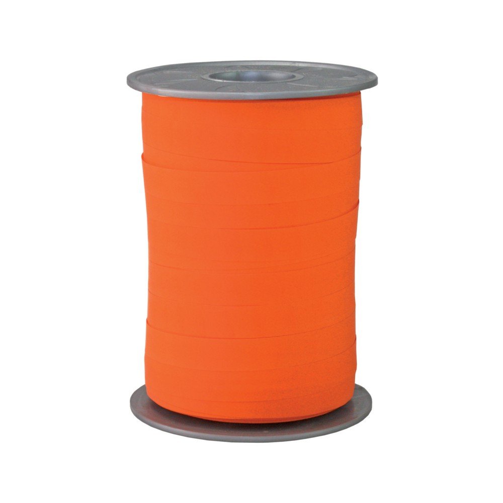 C.E Pattberg Gift Ribbon - orange Matt, 200 m Ribbon In Paperlook For Wrapping Gifts, 10 mm Width, Create Beautiful Floral And Baby Shower Decorations, Pastel Balloon Ribbons - For Every Occasion