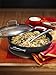 Le Creuset Forged Hard-Anodized 12-Inch Nonstick Shallow Casserole/Braiser with Glass Lid