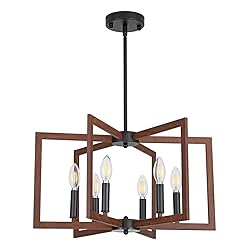 MeiShiDeng 22" Farmhouse Chandeliers for Dining