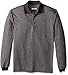 PGA TOUR Men's Golf Performance Long Sleeve Stripe Polo Shirt, Medium Grey Heather, L