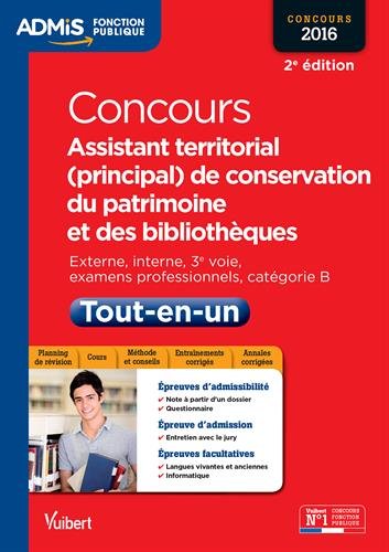 Concours assistant territorial (principal) de conservation du patrimoine et des bibliothèques