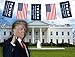 President Trump Flag Bunting Banner Yard Sign - 20ft Long - 12x18inch for Each Flag -- Donald Trump the 45th U.S. President with USA American Flag - MAKE AMERICA GREAT AGAIN!