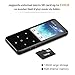 AGPTEK Bluetooth 4.0 MP3 Player with 2.4 Inch TFT Color Screen, 8GB Lossless Sound Music Player with FM Radio Voice Recorder, Touch Button with Backlight Supports Up to 128GB, Black