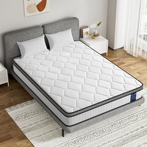 BedStory Hybrid Mattress 90 x 190 cm, Pocket Springs, Height 31 cm, Ergonomic + High Breathability