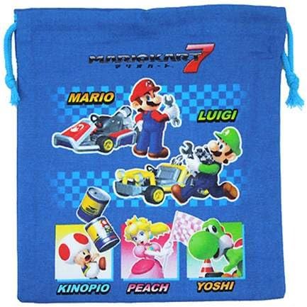 Amazon マリオカート7 きんちゃくポーチsスーパーマリオキャラクターグッズ 巾着袋 通販 バッグ 財布 おもちゃ