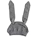 Elevin(TM) Baby Kids Boy Girl Knitted Crochet Rabbit Ear Beanie Winter Warm Hat Cap (Gray)