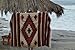 Galaxy Reborn Mexican Blanket Tribal Diamond Burnt Umbre 80 x 48 Authentic Premium XLarge Handwoven Southwestern Throw Serape Yoga Rug