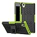 Sony Xperia L1 Case,Mama Mouth Shockproof Heavy Duty Combo Hybrid Rugged Dual Layer Grip Cover with Kickstand for Sony Xperia L1 (with 4 in 1 Packaged),Green