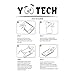 Oneplus 3 Screen Protector,Yootech Oneplus 3 Tempered Glass Screen Protector[Full Coverage],0.3mm 9H Hardness Featuring Anti-Scratch,