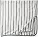L'ovedbaby Unisex-Baby Newborn Organic Swaddling Blanket, Seafoam Stripe, one Size