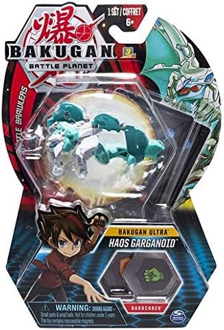 BAKUGAN 8cm Ultra Action Figure and Trading Card - Haos Garganoid