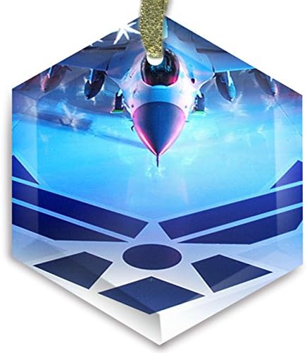 US Airforce v5 Cyrstal Christmas Ornament
