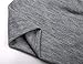 DJT Men' s Slouch Beanie Slouchy Hat Ski Snowboard Hat Ribbed Beanie Dark Grey