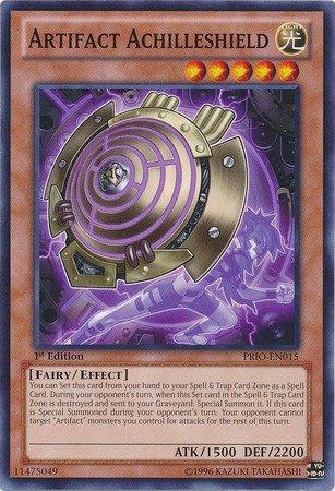 Yu-Gi-Oh! - Artifact Achilleshield (PRIO-EN015) - Primal Origin - 1st Edition - Common