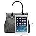 Hynes Victory Ostrich Handbag (Ash Black)